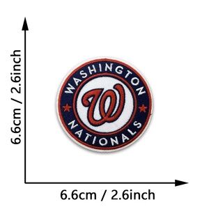 Vintage Washington Nationals MLB Patches DIY Baseball All Teams Embroidered DC